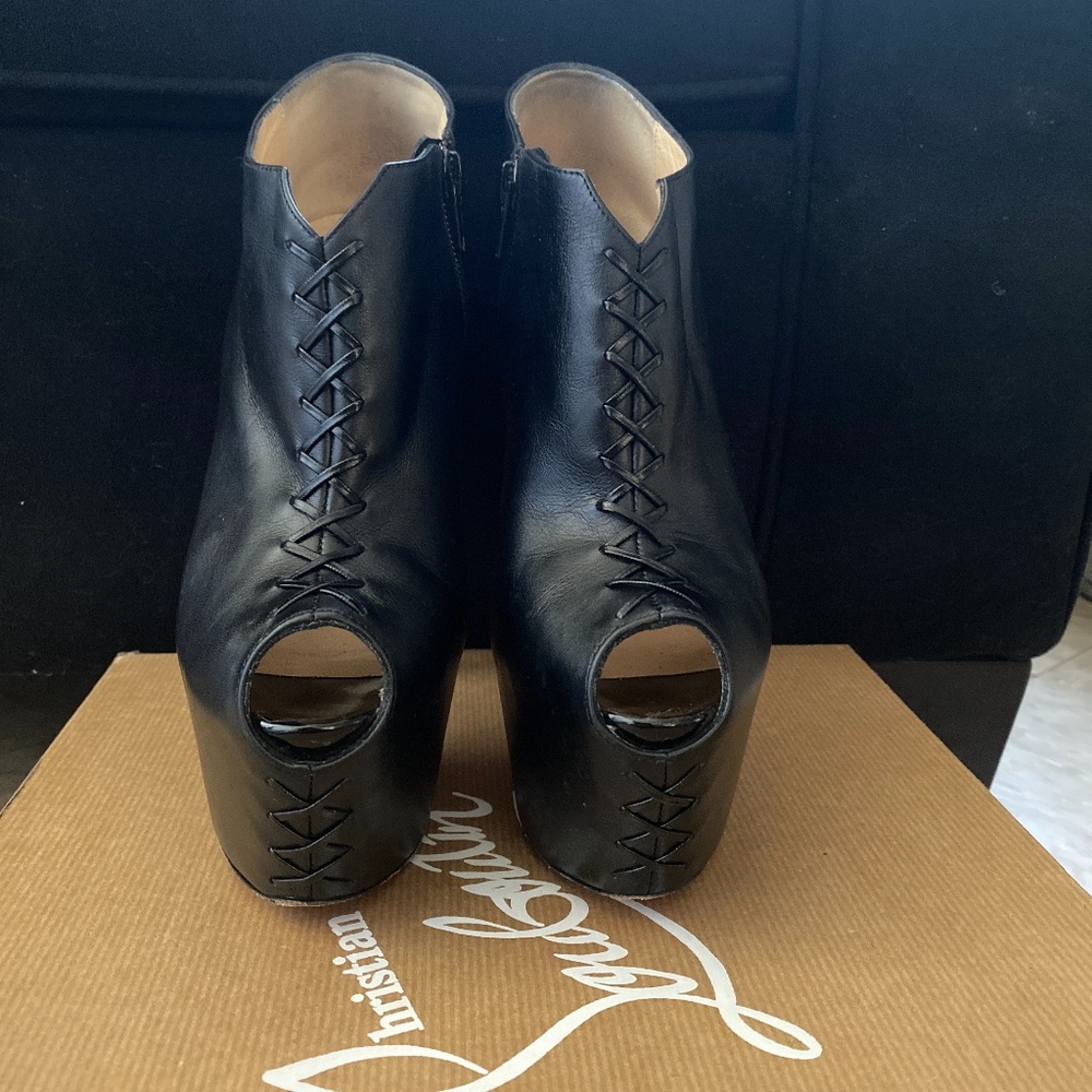 Christian Louboutin Black Booties